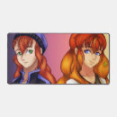 Recherche de cheveux rouges tapis souris Anime
