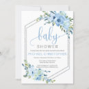Recherche de blue floral baby shower invitations Pour enfants