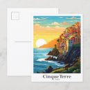Recherche de terre de manarola cinque cartes postales Vintage