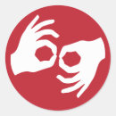 Recherche de interprétation autocollants Main