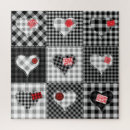 Recherche de motif noir puzzles Carré