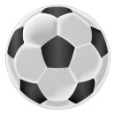 Recherche de le football boutons et poignées de porte Noir et blanc