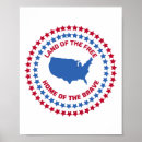 Recherche de conception patriotique posters Étoiles et rayures