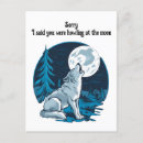 Recherche de hurlement cartes postales Loup
