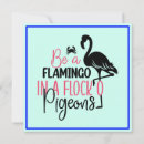 Recherche de flamant rose vœux cartes Unique