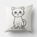 Recherche de mignon chat coussins Citation