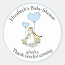 Recherche de giraf autocollants Baby shower girafe