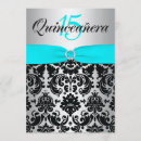 Recherche de aqua quinceanera invitations Tendance