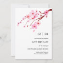 Recherche de sakura rose invitations Enregistrer la date