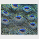 Zoek naar pauw veren cadeaupapier Blauw