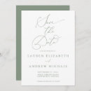 Zoek naar olive green save the dates Minimalistisch