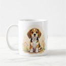 Recherche de chien beagle tasses Illustration