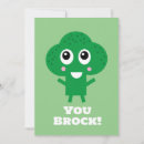 Zoek naar plantaardige cartoon briefkaarten Broccoli