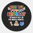 Zoek naar dag van de maand stickers Verjaardag