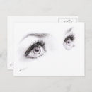 Recherche de beaux yeux cartes postales Femme