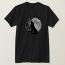 Zoek naar zwarte wolf tshirts Maan