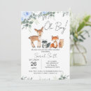 Zoek naar blue floral baby shower invitations Blauw