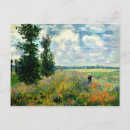Recherche de peintures de pavot cartes postales Monet