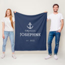 Recherche de ancre de bateau couvertures plaids Nom
