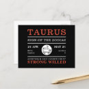 Recherche de taurus cartes postales Astrologique