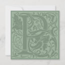 Recherche de lettre p invitations Vintage