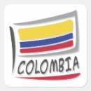 Recherche de drapeau colombien autocollants Drapeau de la colombie