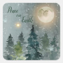 Zoek naar vrede op aarde stickers Elegant