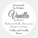 Recherche de vanille autocollants Extrait