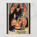Zoek naar heksen bezem briefkaarten Vintage