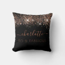 Recherche de scintillement coussins Noir