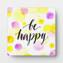 Recherche de soyez heureux plaques Inspiration