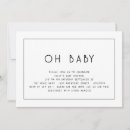 Recherche de oh invitations Noir et blanc