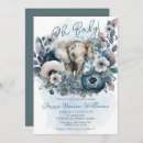 Recherche de floral elephant baby shower invitations Mother to be