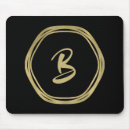 Recherche de couleur or tapis souris Monogramme