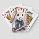 Recherche de jeu panda de jeux de cartes Floral