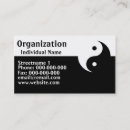 Recherche de yin yang visitenkarten Customer