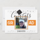 Recherche de orange graduation invitations Diplômé