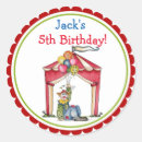 Recherche de cirque autocollants Anniversaire
