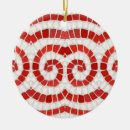 Recherche de mosaïque ornements Rouge