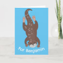 Recherche de loutre vœux cartes Adorable