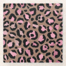 Recherche de léopard rose dessous de verres Guépard