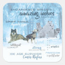 Zoek naar witte wolf stickers Sneeuw