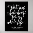 Recherche de voeux de mariage posters Typographie