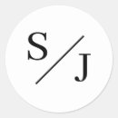 Recherche de logo de mariage autocollants Classique