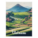 Recherche de rizières posters Vietnam