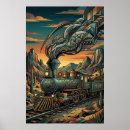 Recherche de train art Locomotive à vapeur