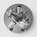 Recherche de hockey horloges Noir et blanc