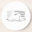 Recherche de moto vintage dessous de verres Drapeau