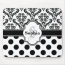 Recherche de pois noir tapis souris Girly