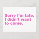 Recherche de je suis désolé cartes postales Tard